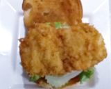 รูปขั้นตอนการทำที่ 7 ของ เบอร์เกอร์ไก่ทอด