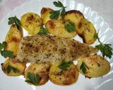 A picture of step 4 of Baked Cod Fillets with Potatoes.