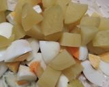 Gambar langkah 4 resipi Salad Sejuk Telur, Kentang & Timun.