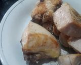 Foto del paso 3 de la receta: Tallarines Rojos con Pollo/Pavita y Papa a la Huancaina a lo Carmelita