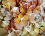 A picture of step 3 of Aloo Gobhi Soyabeen.