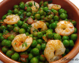 Foto del paso 7 de la receta: Guisantes con gambas