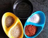 A picture of step 1 of Bhajani chakli.