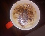 A picture of step 4 of Hot Coffee with nuts.