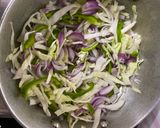 A picture of step 3 of Chinese samosa/ noodles samosa.