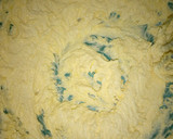 A picture of step 1 of Zebra cake.