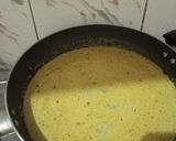 A picture of step 5 of Fast curry with singhare ka Atta.