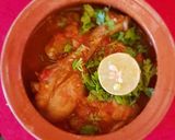 A picture of step 6 of Chilli Chicken with tomato 😋.