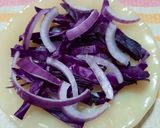 Foto del paso 2 de la receta: Ensalada de repollo y arándanos