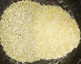A picture of step 1 of Bajra Adai.