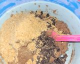 Foto langkah ke 5 dari resep Almond dark choco cookies premium.