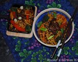 A picture of step 28 of Chinese Beef Chow Mein.