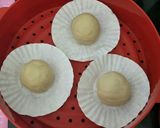Hình bước làm 4 của món Bánh bao sữa dừa