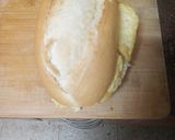 Foto del paso 3 de la receta Bocadillo de tortilla francesa y ensalada