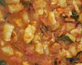 A picture of step 7 of Prawn masala.