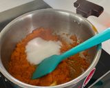 A picture of step 3 of Motichoor ladoo.