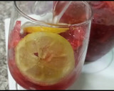 A picture of step 11 of Sparkling Raspberry lemonade|| preserved raspberry lemonade.