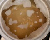 A picture of step 3 of Rava-Mawa Halwa.