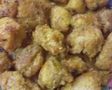 A picture of step 2 of Chicken 65.