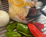 Foto del paso 1 de la receta: Huevos escalfados con verduras