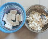Foto langkah ke 1 dari resep Pepes Tahu Pedas Ndeso.
