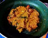 A picture of step 4 of Moong-Palak Masala.