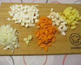 Bableves 🥣 lila 🟣 lóbabbal és füstölt 🐖 francia🇫🇷 csülökkel 🔥 recept fázis 5 fotója