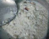 A picture of step 5 of Sabudana kheer and mix fruit chaat.
