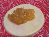 Empanaditas de chiverre, piña, o dulce de leche con masa 3 2 1