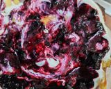 Áfonyás rakott császármorzsa (szénhidrát csökkentett) recept fázis 6 fotója