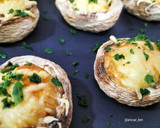 Foto del paso 6 de la receta: Champiñones rellenos gratinados con huevos de codorniz en airfryer