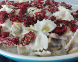 Foto del paso 12 de la receta: Pasta formaggio con alcachofas y jitomate deshidratado