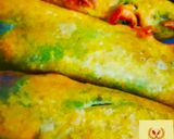 A picture of step 9 of Mirchi Vada.