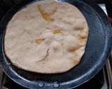 A picture of step 3 of Mango puran poli.