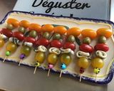 Une image de l'étape 4 de Minis brochettes tomates, olives et anchois marinés.