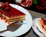 Foto langkah ke 15 dari resep Strawberry Cheddar Cheese Cake 🍓🧉😋.