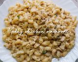 A picture of step 6 of Milky chicken macaroni.