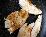 A picture of step 2 of Creamy Garlic Tuscan Chicken 😁.