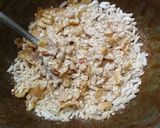 A picture of step 3 of Sweet oats chikki.