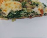 Foto del paso 3 de la receta: Tarta de espinaca, champiñones y queso 🍃🧀