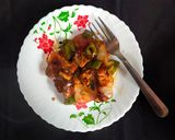 A picture of step 7 of Chili Paneer.