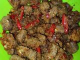 Daging sapi balado simple