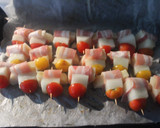 Foto del paso 9 de la receta: Banderillas de bacon, patata y melón