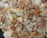 Foto langkah ke 6 dari resep Nasi goreng telur Korea (viral).