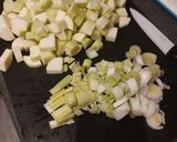 Une image de l'étape 2 de Crème de courgettes.