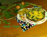 Foto langkah ke 10 dari resep Omelet Bayam Panggang (Oven dan Teflon).