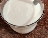 A picture of step 1 of Rose milk.