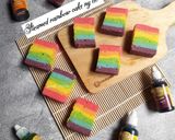 Foto langkah ke 7 dari resep Steamed rainbow cake ny liem.