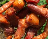รูปขั้นตอนการทำที่ 4 ของ หมูแดดเดียวทอด