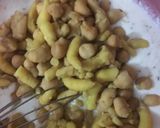 A picture of step 3 of Boondi raita.